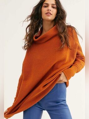Free People Ottoman in Orange